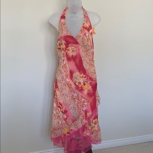Rampage floral halter dress